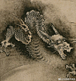 中国画龙第一人，陈容《九龙图卷》