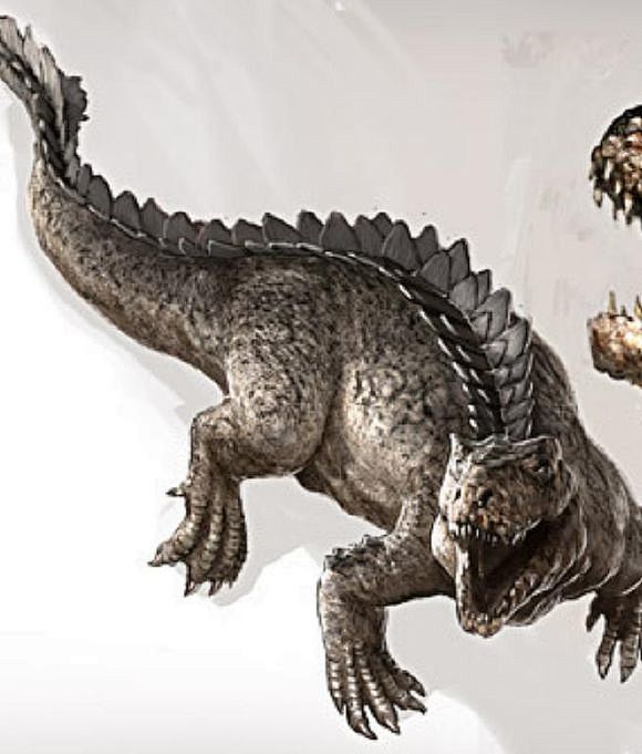 野兽战争(beast war)·骷髅岛生物档案_真人世吧_秽齿酷鳄(foetodon