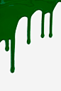 绿色手绘滴落油漆高清素材 油漆 油漆滴落 流动 涂料 滴落 绿色手绘 边角装饰 颜料 免抠png 设计图片 免费下载