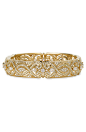 Nadri Crystal Scroll Bangle