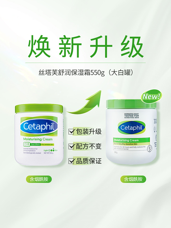 Cetaphil/丝塔芙大白罐身体乳55...