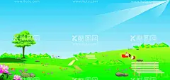 风景矢量图  - 源文件下载【酷图网】风景,矢量图,可变色,可变形状,有矢量图