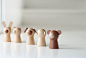 Wooden finger dolls by Muji