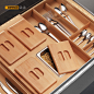 OPPEIN欧派整套橱柜厨柜 刀叉盘天然木材适用1000mm柜体 原创 设计 新款 2013