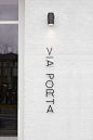 Studio Esteta designs Via Porta cafe to look like an Italian street