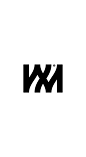 This may contain: the letter nxn is black and white