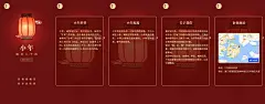 H5翻页腊月二十四南小年简约排版灯笼小年祝福氛围中国风