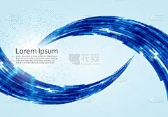 Abstract technology lines vector background. Eps 1