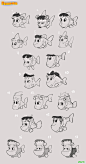 Fish characters for Playrix