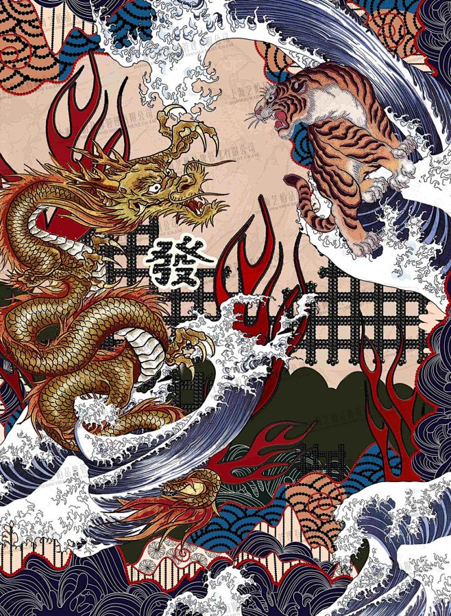 左边跟我一起画个龙在你右边儿画一道彩虹龙的传人对艺术家的功力也是