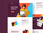 Online Payment Landing Page mastercard creditcard money transfer bestdesign illustration webapp website design website color payment design web saas landing page saas design uidesign best design all ui ui  ux typography