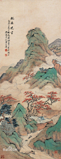黄山寿（1855-1919），原名曜，字旭初，别字旭道人，晚号旭迟老人，又号丽生，江苏武进人。官直隶同知。幼年贫困，专志书画，五十岁后在上海卖画为生。善画人物、山水、花卉、走兽，尤擅画墨龙。凡写人物仕女，喜用工笔重彩，隽雅研秀，有改琦遗韵；山水以青绿为多，气韵古逸，亦见功力；双钩花鸟神态逼肖，笔力精劲；间作墨梅、竹石，挥洒自如，亦具韵致。书法工唐隶、北魏及郑燮、恽寿平，得其神韵。
