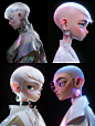 smithgeorge_a_cool_boy_Buzz_cut_white_hairstyle_Earringsfluores_1d566d28-8993-4455-9b39-028ec284e7c3