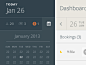 Zoz_0000_6 #APP# #UI#扁平化的日历设计
