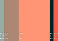 视觉上最舒服的颜色搭配