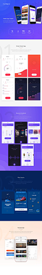 新鲜好用的的UI KITS打包下载[PSD,Sketch] #APP# #iOS# #UI#