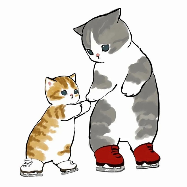 可爱猫插画 (36)