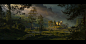 Pine castle - matte painting + MAKING OF