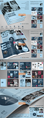 InDesign模版 国外创意排版设计宣传册产品手册模版 id源文件素材-淘宝网