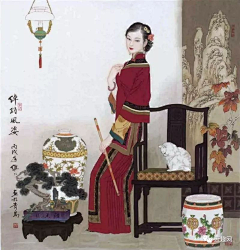 锦毛鼠c采集到仕女画