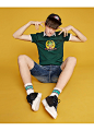 【Duckula】太平鸟男夏装创意趣味时尚潮流短袖品质T恤BWDA72610-tmall.com天猫
