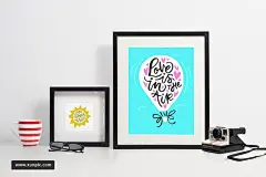 英文装饰字体设计素材Valentine- 设计模板 