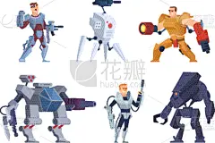 外骨骼,自动的,性格,勇士,技术,现代,钢铁,设备用品