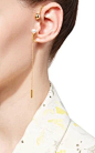 Madison Pearl Dangle Ear Cuff by FALLON Now Available on Moda Operandi@北坤人素材