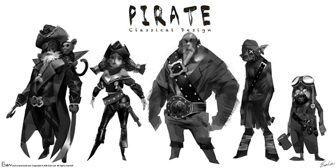 Pirate design, Evan ...