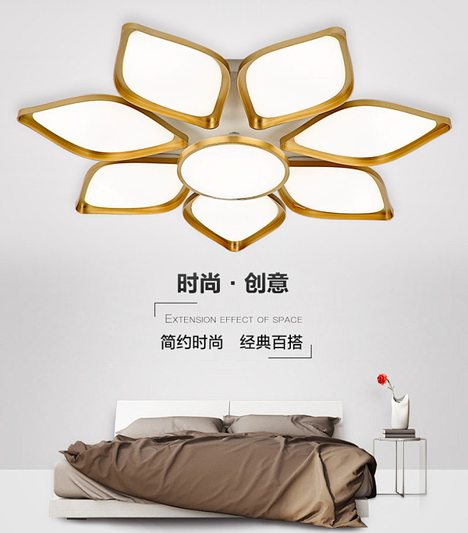 客厅吸顶灯简约现代个性灯饰LED创意书房...