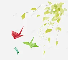 千纸鹤装饰壁纸装饰壁纸