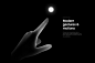 未来派科技感飘逸灵动的UI界面手势操作PNG素材合集 Semplice Supply Ghost Gestures