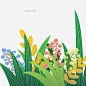 花丛插画装饰图案图片大小2000x2000px 图片尺寸1.88 MB 来自PNG搜索网 pngss.com 免费免扣png素材下载！彩色#草丛#插画#创意#绘画#简约#卡通#绿色#设计元素#时尚#