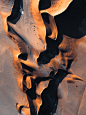 abstract Aerial africa dunes FINEART light Namibia photograhy shadow shapes