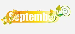 创意标题栏_新图网 https://ixintu.com 创意标题栏 标题栏 手绘高清标题 SEPTEMBER 小清新标题