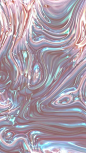 This may contain: an abstract background with blue and pink swirls