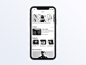 Navigation Drawer messages white black ui navigation drawer interface gif animation ae