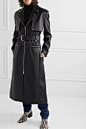 Alexander Wang Belted leather trench coat