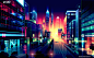 Colorful architecture skyline and cityscape illustrations - Editorial 3