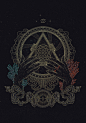 Cancer constellation : In the center of the composition - arevakhach also known as the Armenian symbol of eternity.