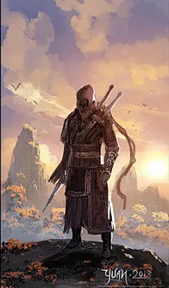 奇.魔幻/骑士/刺客/巫师……帅气唯美古风 等  插画壁纸 作者：徐超渊YUAN