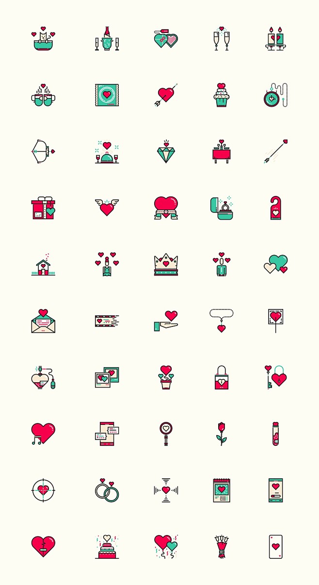 100枚情人节 icon图标下载-稀土区