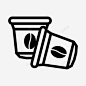 咖啡胶囊咖啡杯雀巢图标 页面网页 平面电商 创意素材