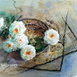 ［ The end of July ］
#watercolorpainting #watercolour #yukonagayama  #水彩画 #水彩 #永山裕子 #白い薔薇