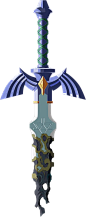 The damaged Master Sword is shown.