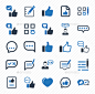 反馈图标-蓝色版本业务图标Feedback Icons - Blue Version - Business Icons建议、客户、客户、经验反馈,好,快乐,图标,比如,在网上,看来,积极的,质量、评级,反应,审查,满意度,服务,支持,调查,象征,证明,用户,矢量,投票 advice, client, customer, experience, feedback, good, happy, icon, like, online, opinion, positive, quality, rating, rea