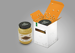 东德设计采集到列斯诺伊蜂蜜外包装设计