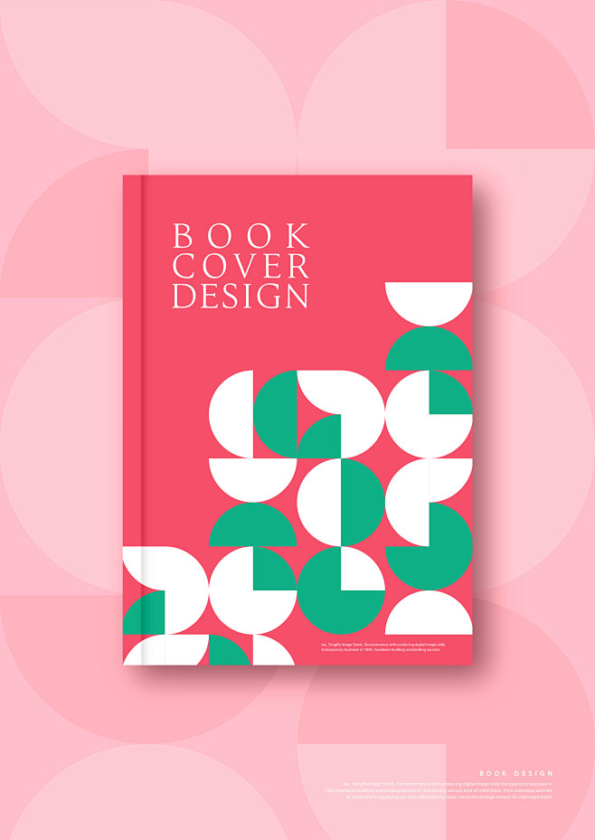 几何图形杂志书籍封面设计psd模板合集 ...
