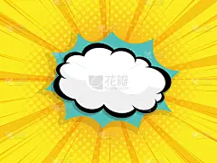 blank speech bubble, comic book, pop art