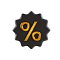 Discount Badge 3D Icon